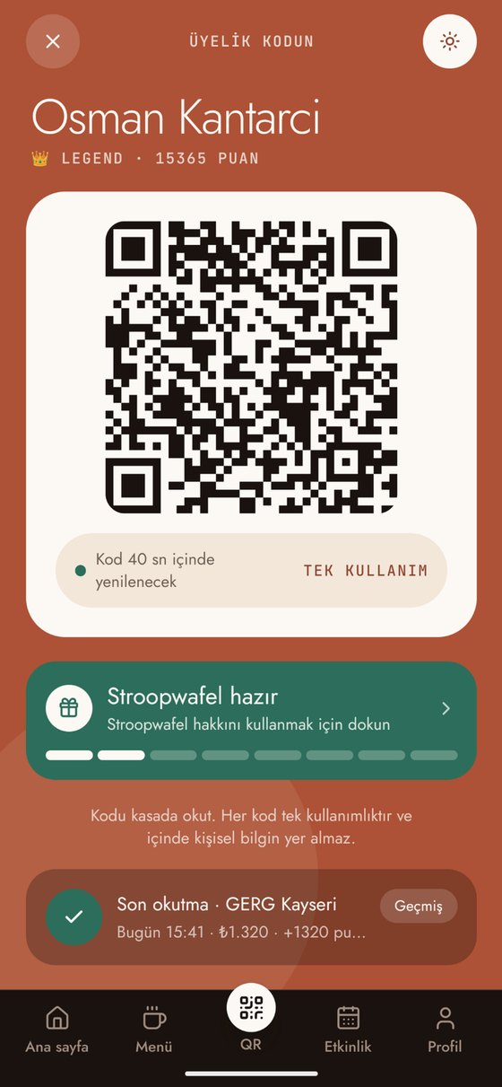GERG membership QR screen